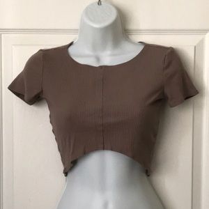 Forever 21 hi-low Crop Top